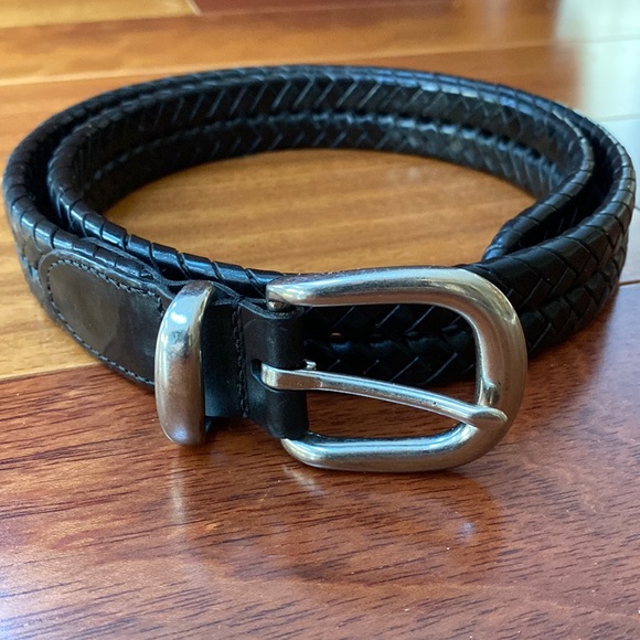 Coach Other - COACH VINTAGE WOVEN LEATHER MENS BELT Black. Style 5922. Braided.